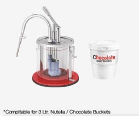 Диспенсер для шоколада нутеллы 3л d-255мм h-390мм  35мл нерж.сталь 420116